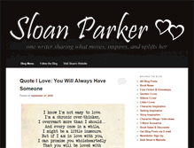Tablet Screenshot of blog.sloanparker.com